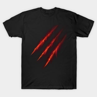 Triple scratches red T-Shirt